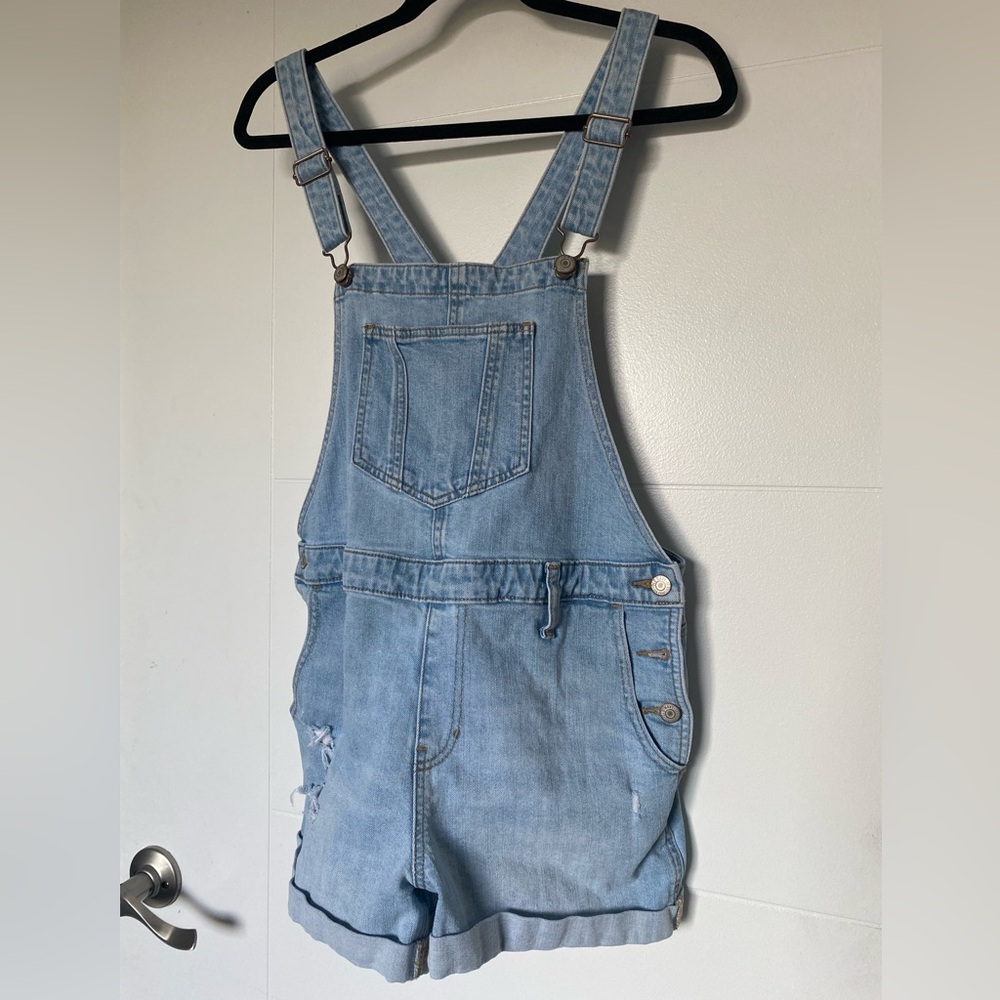 Old Navy Light Blue Denim Overalls